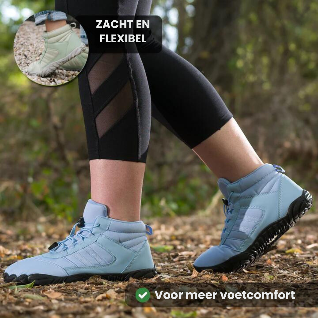 HIKE Gas Pro - Slipvaste & Universele Winter Barefoot Schoenen (Unisex)