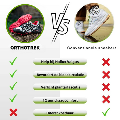 OrthoTrek - ergonomische pijnverlichtende trekking- en wandelschoenen