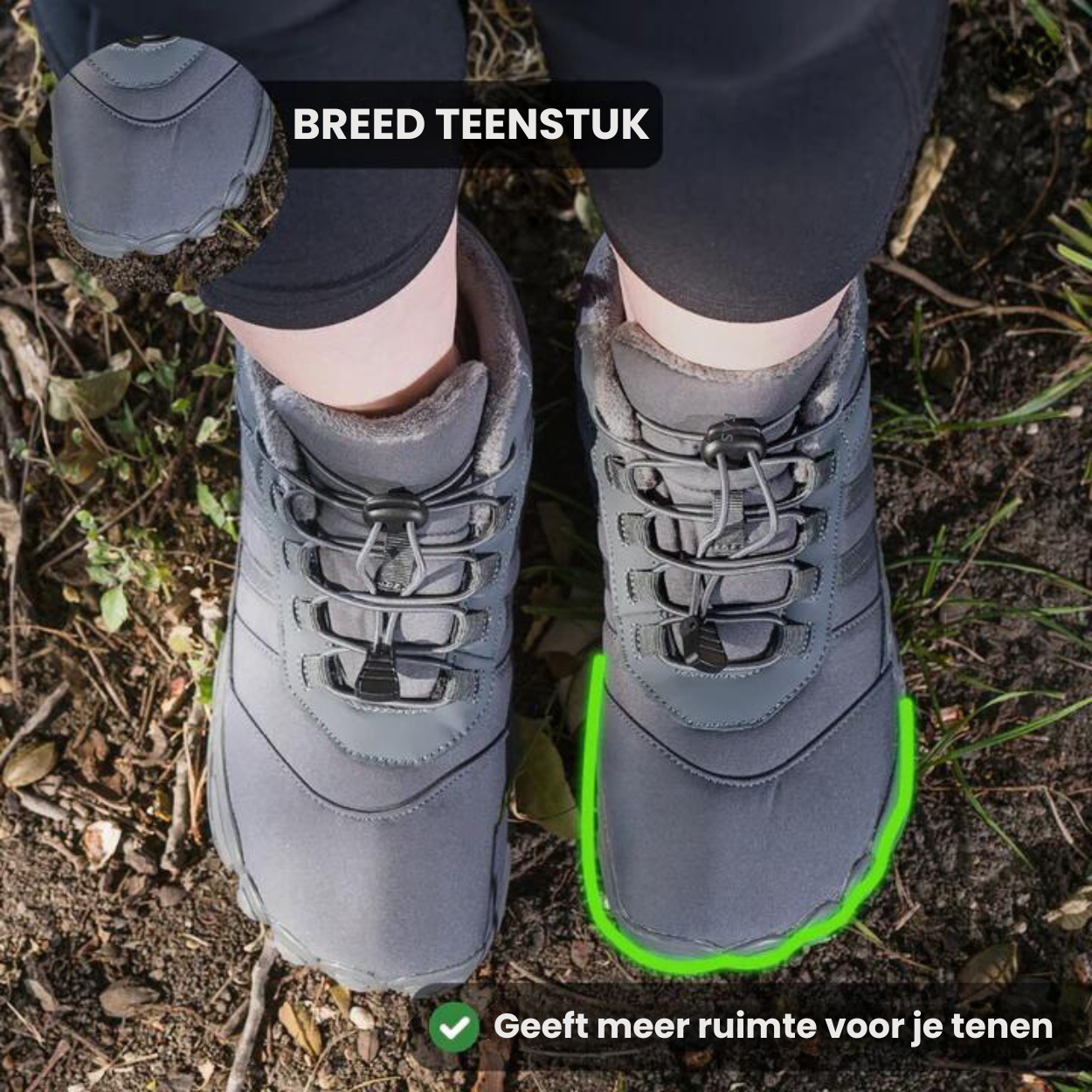 HIKE Gas Pro - Slipvaste & Universele Winter Barefoot Schoenen (1+1 GRATIS)